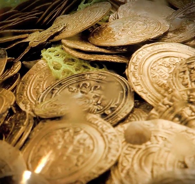 Discovering an Underwater Hoard of Gold